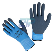 Double Lined Latex Fully Coated Thermal Waterproof Ice Fishing Gloves
